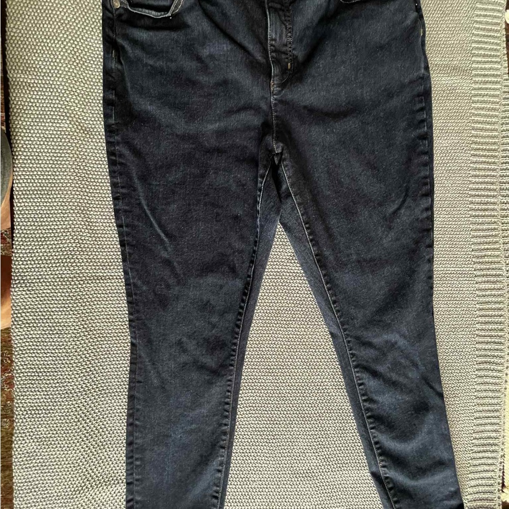 Lands' End Women's Black Skinny Jeans